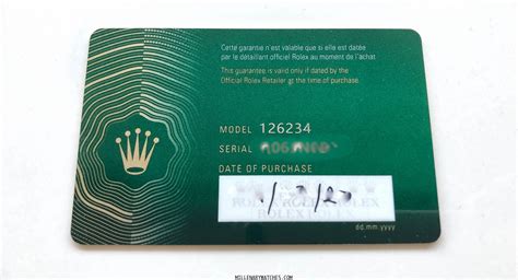 warranty card rolex|rolex 5 year warranty.